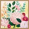 Mothers Day Blooms I by Grace Popp 16-in. W x 16-in. H. Canvas Wall Art Print Framed in Natural